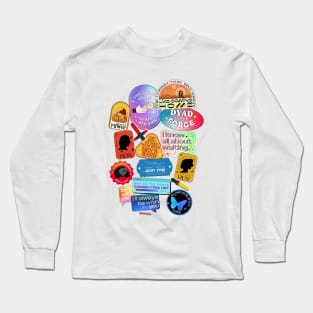 reylo stickers quotes v1 Long Sleeve T-Shirt